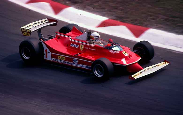 Ferrari 312T5. 1980. Jody Scheckter